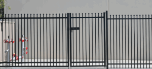 Metallzaun aus Polen:
