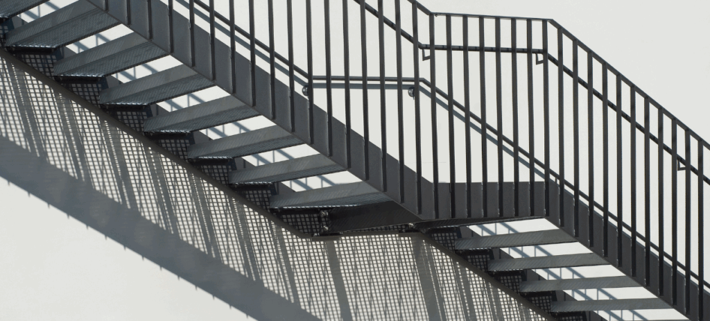 Treppen aus Metall