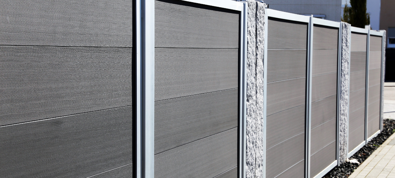 Metallzaun anthrazit